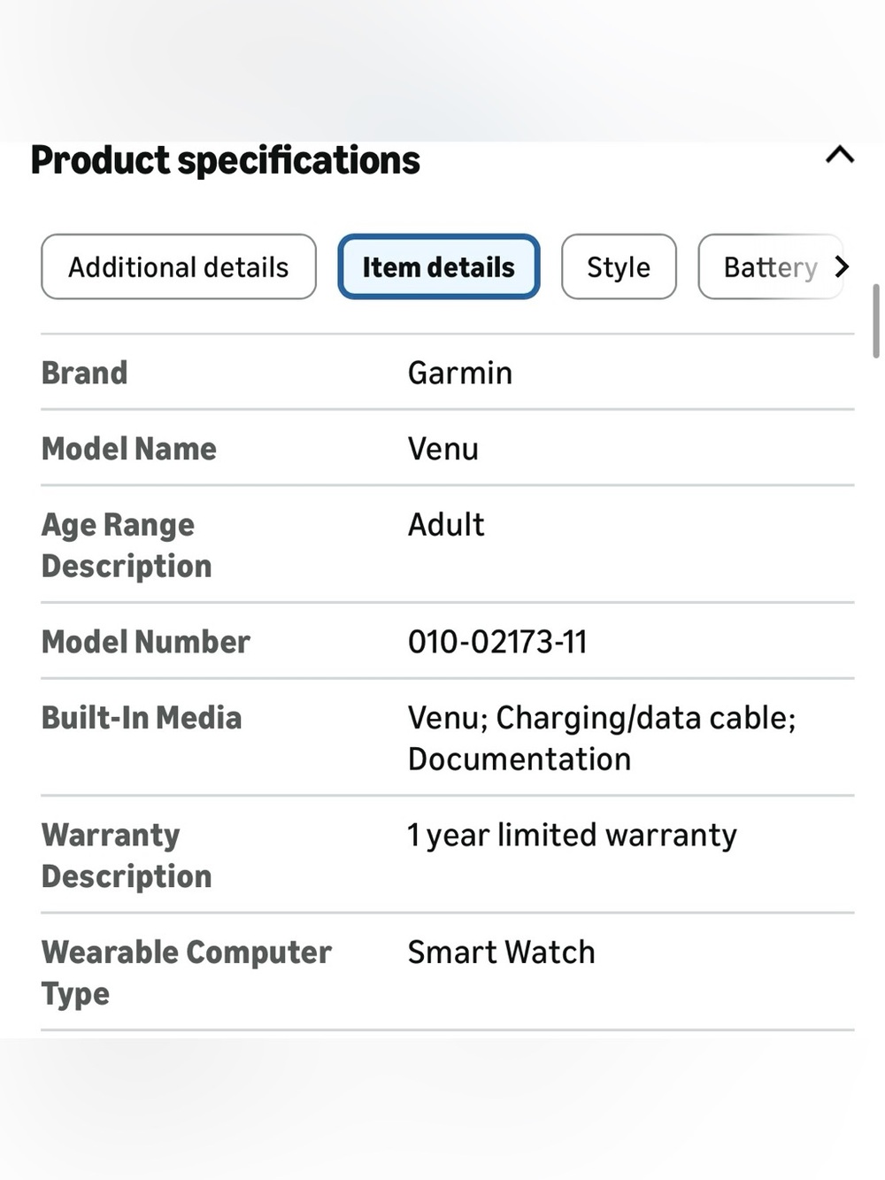 Garmin Venu (1st Gen) w/ Accessories - Picture 11 of 15